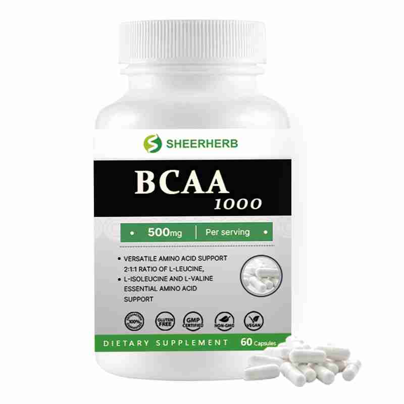 Top Quality 1000 Mg BCAA Capsules OEM Customize