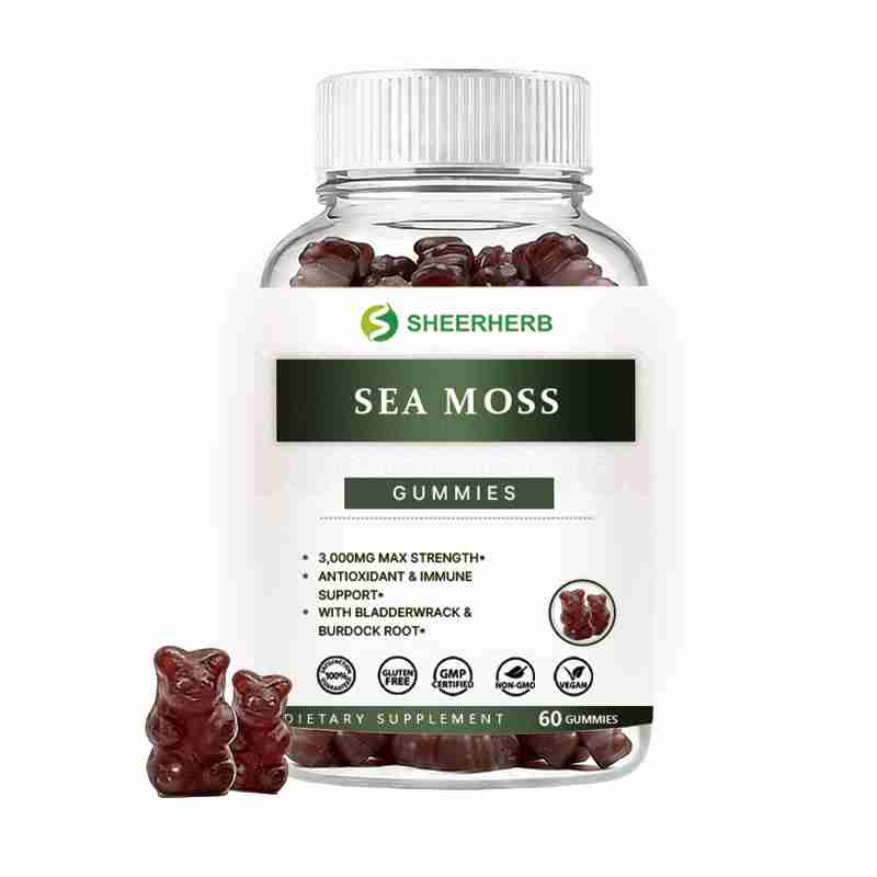 OEM Vegan Sea Moss Gummies 3000 Mg