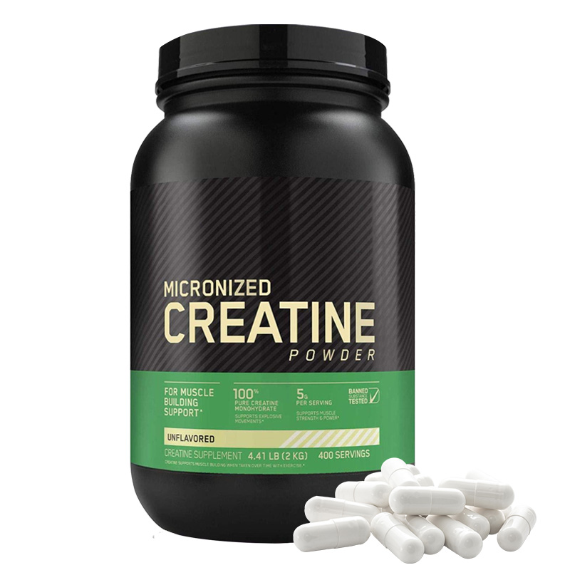 100% Pure Creatine Monohydrate Capsules Private Label OEM