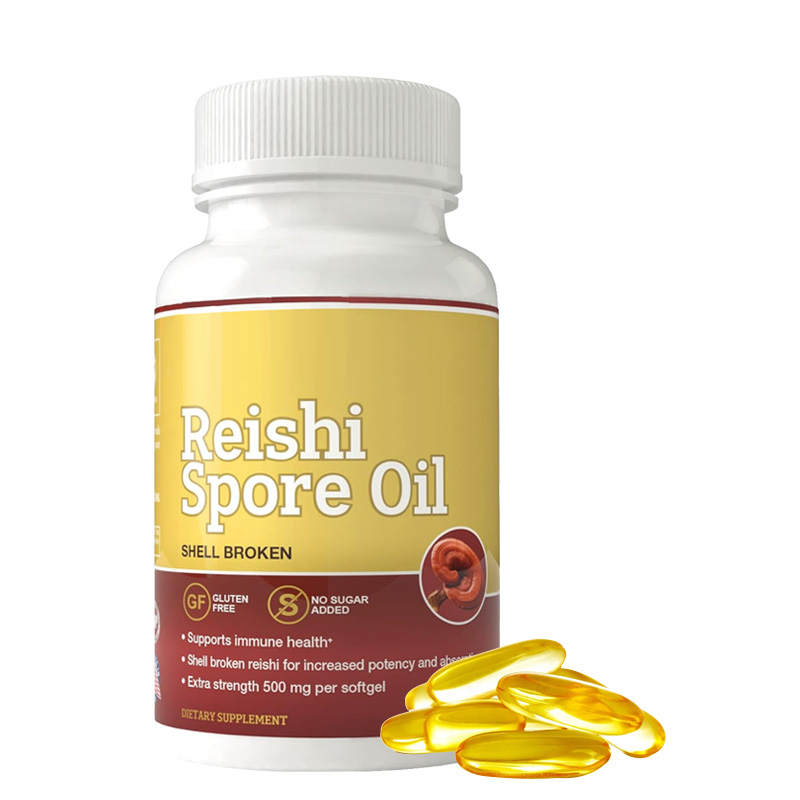 Top Reishi Spore Oil Softgels Supplement OEM