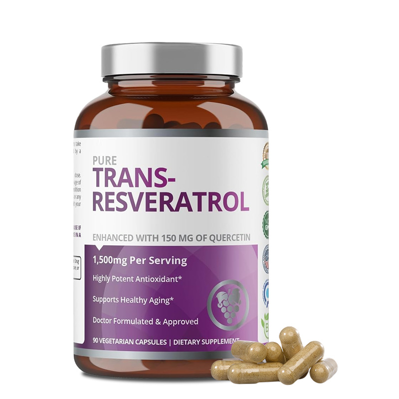 98% Trans Resveratrol Capsules Supplement OEM