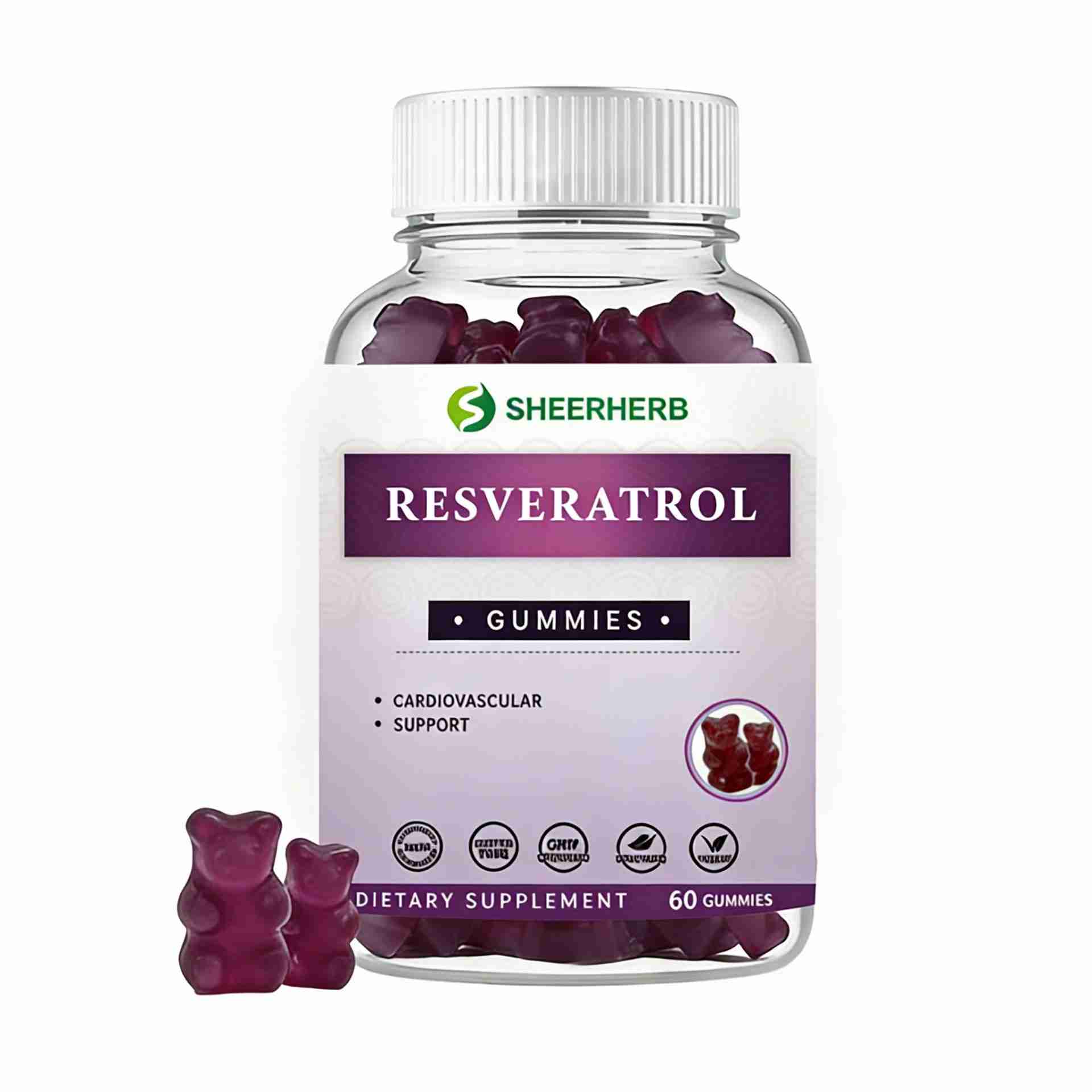 OEM Private Label Resveratrol Gummies 1000mg