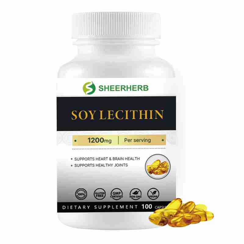 Private Label OEM Soy Lecithin Softgels 1200mg