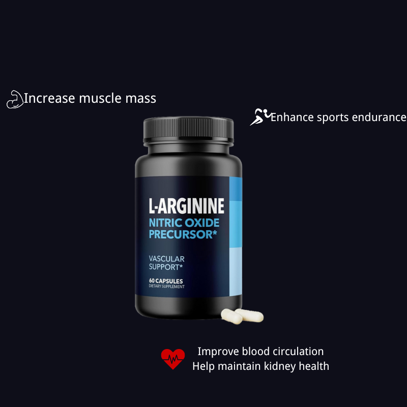 muscle growth L arginine capsules supplement 