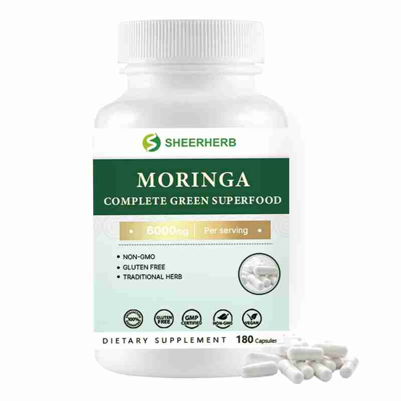Private Label Moringa Capsules Supplement OEM