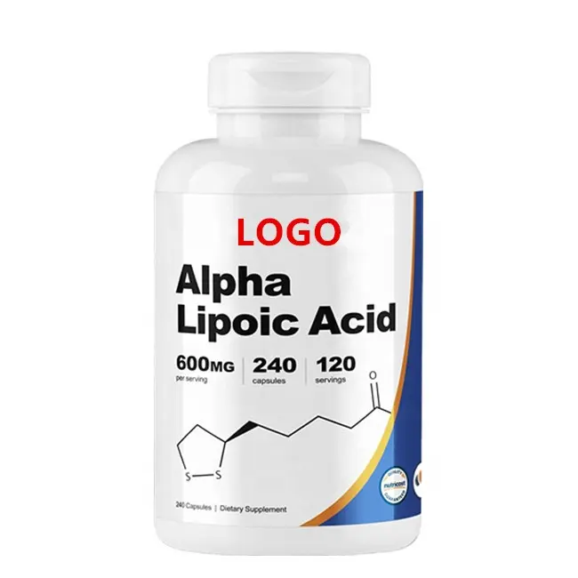 Private Label 600mg Alpha Lipoic Acid Capsules OEM
