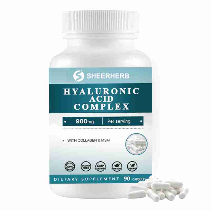 OEM Private Label Hyaluronic Acid Capsules Supplement 900mg