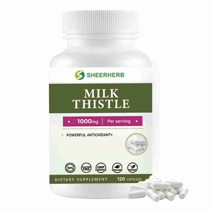 Private Label Milk Thistle Capsules Supplement
